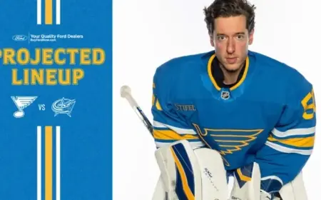 Anticipated Lineup for Jan. 31 Match Against Blue Jackets