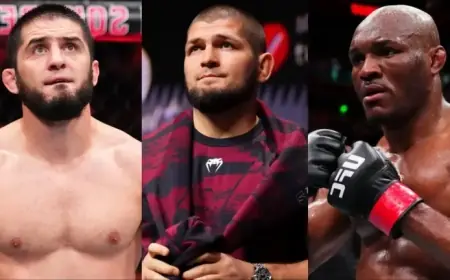 Khabib Nurmagomedov Intervenes as Makhachev and Usman Clash at UFC 324
