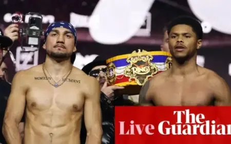 Teófimo López Battles Shakur Stevenson for WBO Junior Welterweight Title Live