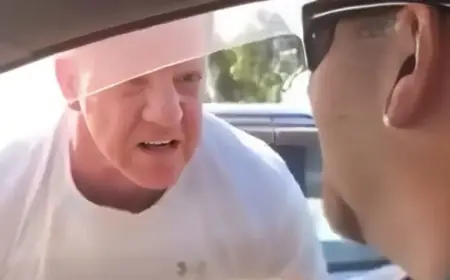 Fans Puzzled by ‘Australian Bruce Buffer’ Road Rage Before UFC 325