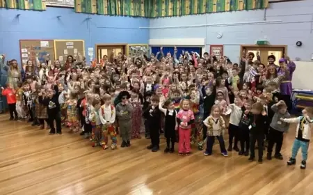 Students Celebrate 50 Years with Flared Trousers and Disco Vibes