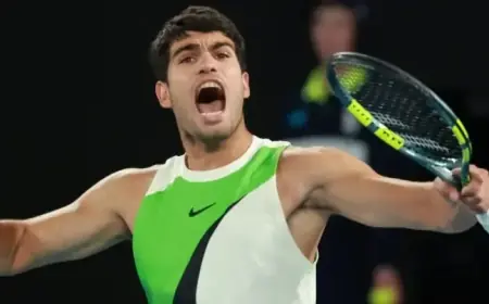 Carlos Alcaraz Defeats Novak Djokovic, Youngest to Achieve Career Grand Slam