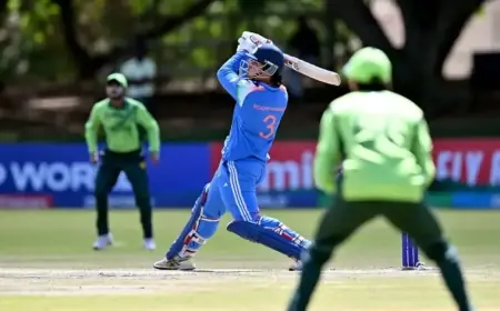 India’s Path to U19 World Cup Final: Qualifying with 252 Against Pakistan