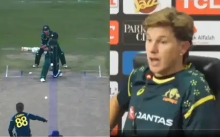 Adam Zampa’s Sharp Reply Stuns Reporter After Pakistan-Australia T20I