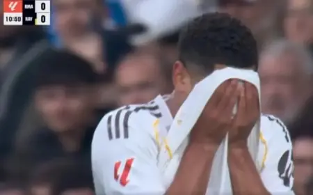 Real Madrid Star Cries After Serious Injury Against Rayo Vallecano