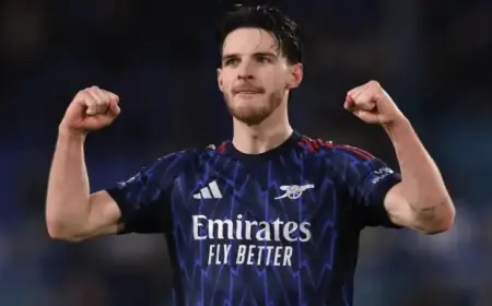 Declan Rice Achieves 300 Premier League Appearances as Fifth-Youngest Player