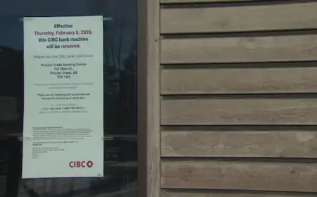 Blairmore Loses Bank Branch Amid Nationwide Trend in Canada
