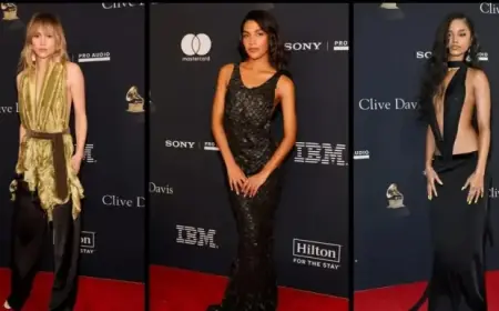 Suki Waterhouse and Olivia Dean Sparkle at Grammys Pre-Party Gala