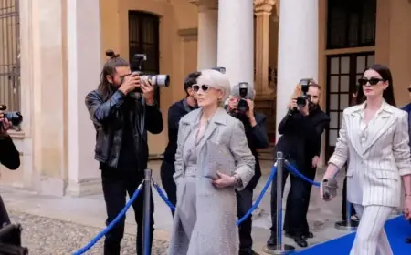 Exclusive First Look: Vintage Armani and Annie Hall in The Devil Wears Prada 2