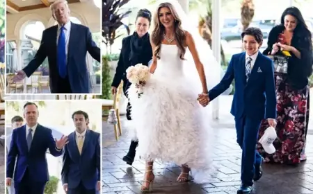 Trump Commends Loyal Dan Scavino at Mar-a-Lago Wedding Arrival