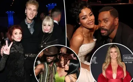 Teyana Taylor, Sharon Osbourne, and Heidi Klum Attend Clive Davis’ Pre-Grammy Gala