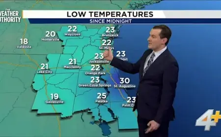 Cold Weather Advisory Alert for Northeast Florida and Southeast Georgia