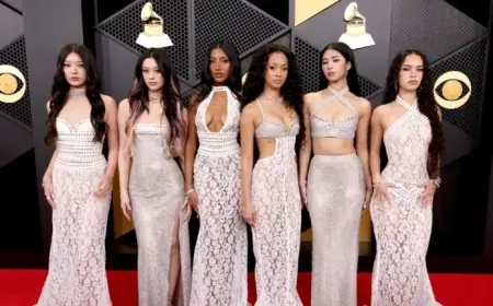 Katseye Perfects Coordinated Girl Group Style at 2026 Grammys