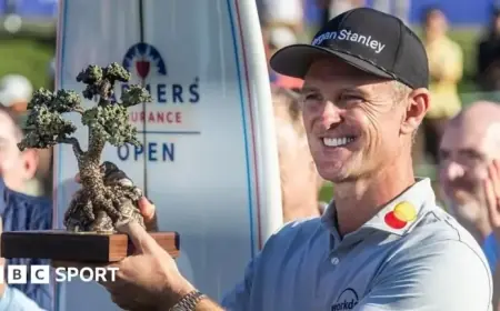 Justin Rose Claims Record-Breaking Win at Farmers Insurance Open