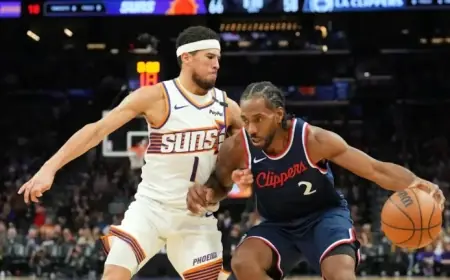 Clippers vs. Suns Injury Update: Kawhi Leonard and Devin Booker Status