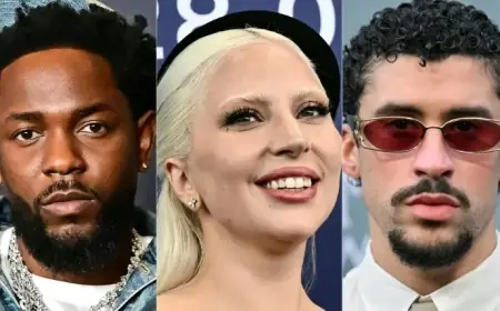 Kendrick Lamar, Bad Bunny, and Lady Gaga Compete in Grammy Showdown