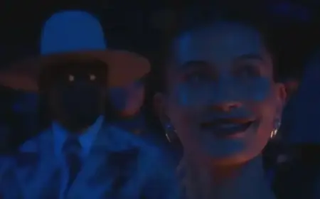 Hailey Bieber’s Adorable Reaction to Justin Bieber’s Grammy Performance Filmed