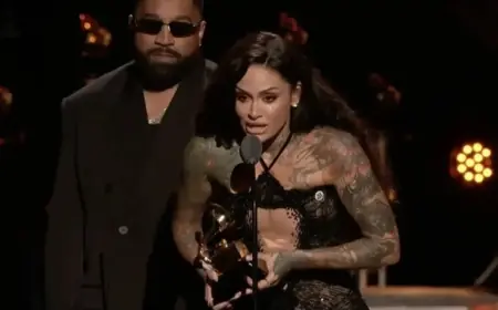 Music Stars Criticize Trump and ICE at Grammy Pre-Show Parade