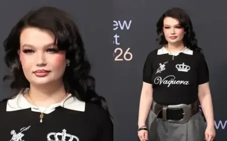 Lola Young Shines at Spotify Party with Hollywood Hair and Spider Lashes