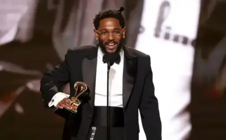 Kendrick Lamar Sets Grammy Record, Surpasses Jay-Z as Top-Awarded Rapper