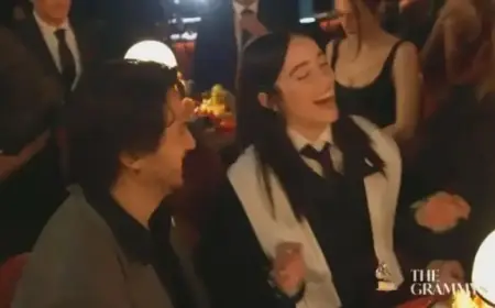 Billie Eilish and Nat Wolff Charm at 2026 Grammys with Cozy Moments