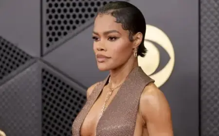 Teyana Taylor Flaunts Abs in Bold Tom Ford Gown at 2026 Grammys