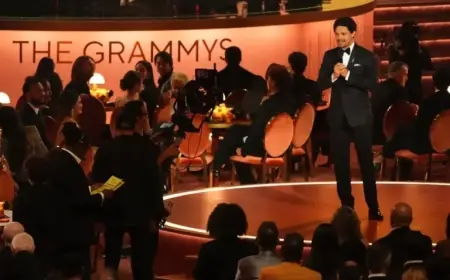 Trevor Noah Targets Absent Nicki Minaj in Grammy Monologue