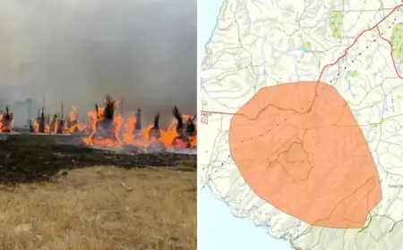 Urgent Warning Issued Over ‘Dangerous’ Blaze: Evacuate Immediately