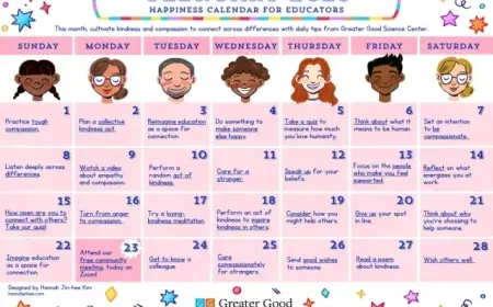 February 2026 Happiness Calendar: Essential for Educators