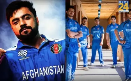Afghanistan Reveals Official 2026 T20 World Cup Jersey with Rashid Khan