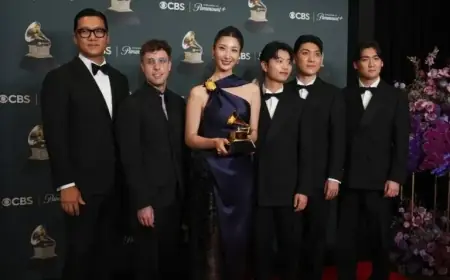South Korea Honors K-pop’s Historic Grammy Win