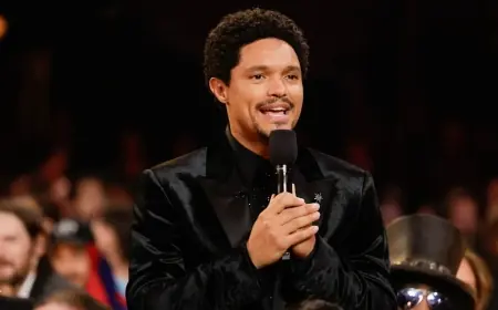 Trevor Noah’s final Grammys as host brings Nicki Minaj, Trump, and “Epstein island” jokes