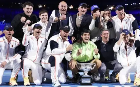 Tennis Fans React to Emotional Detail in Carlos Alcaraz’s Australian Open Finale Photo