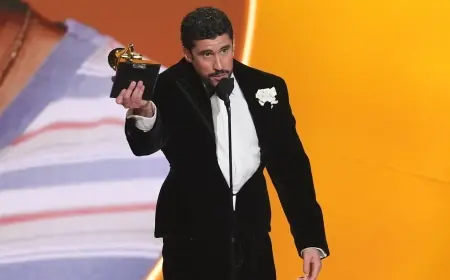 Bad Bunny makes Grammy history, turns acceptance speech into an “ICE out” moment
