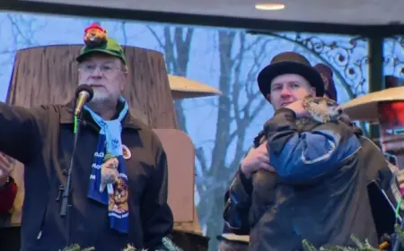 Woodstock Willie Predicts Early Spring on Groundhog Day 2026