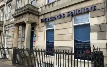 Butterworths Solicitors in Carlisle Shuts Down, Displays ‘No Longer Trading’ Sign
