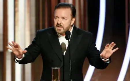 Ricky Gervais Criticized for Urging Celebrities to Stay Silent on ICE
