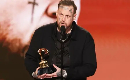 Jelly Roll’s big Grammys 2026 night, his emotional speech, and where he stands on politics