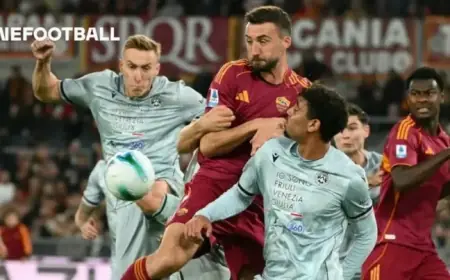 Udinese vs Roma Lineup Announced: Key Decisions on Pellegrini, Hermoso, Bertola