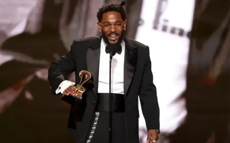 Kendrick Lamar’s 2026 Grammys Sweep: “Luther” With SZA Wins Big as GNX Pushes His Total to 27 Awards