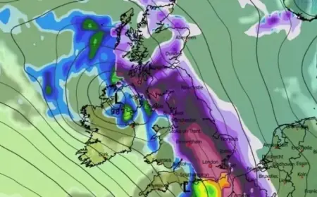 Major Snowstorms Set to Blanket 90% of Britain with 20 Inches