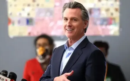 Newsom’s Getty Ties Contradict Claims of a Struggling Childhood