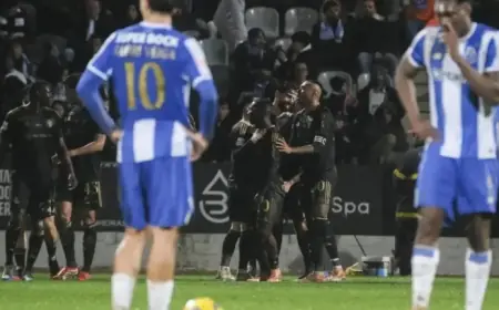 FC Porto Loses First Match as Sporting Closes Gap in Standings