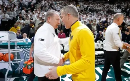 Dusty May and Tom Izzo Clash Over Teams’ Alleged Dirty Play