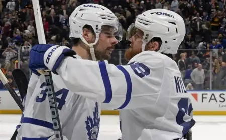 Nylander Shines as Maple Leafs Defeat Canucks, Ending 6-Game Losing Streak