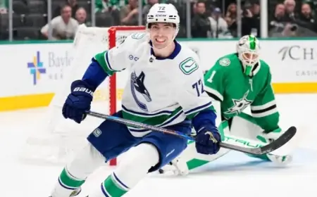 Canucks’ Filip Chytil Exits Game Against Mammoth