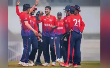 Nepal Concludes T20 World Cup Practice Tour on a High Note