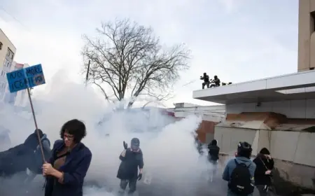 ICE Tear Gas Canister Shatters Window in Occupied Portland Apartment