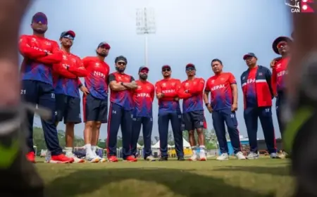 Nepal Challenges UAE in Today’s Warm-Up Match in Chennai