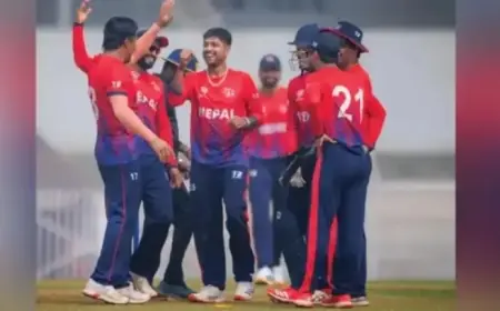 Nepal Concludes Successful T20 World Cup Practice Tour